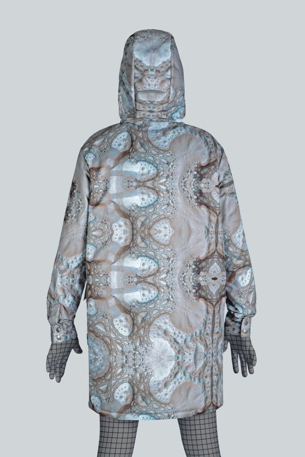 Плащ Демисезонный "Фрактал Да Винчи" - фото 2