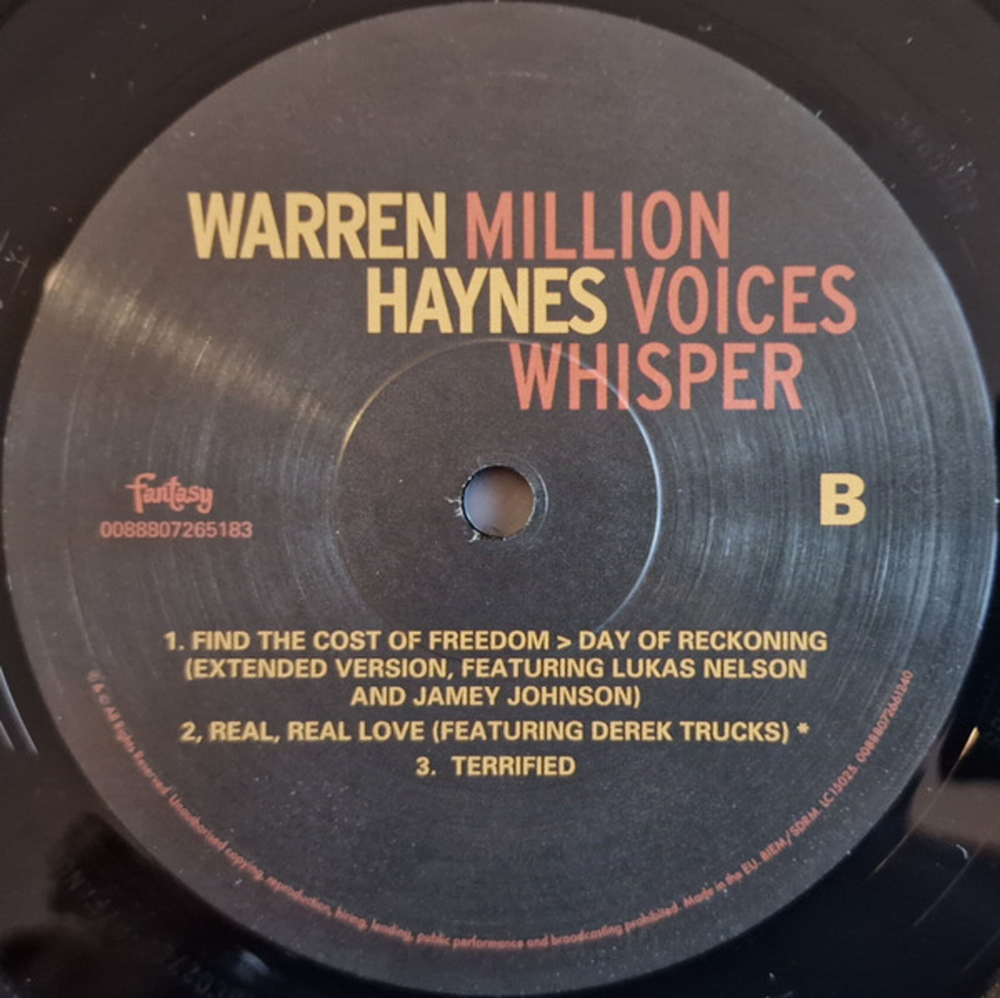 Warren Haynes / Million Voices Whisper (2LP)