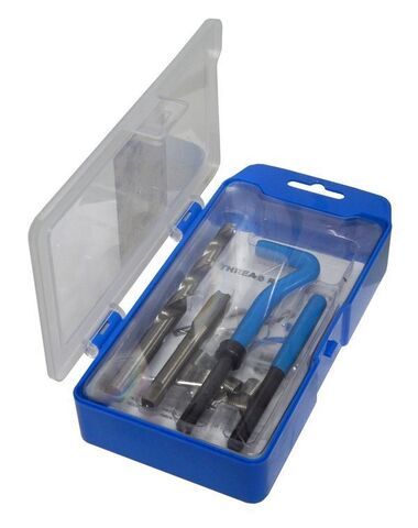 Набор инструментов и футорок для восстановления резьбы М14*1.5, 15пр., в кейсе RockForce##Rock FORCE RF-910U6