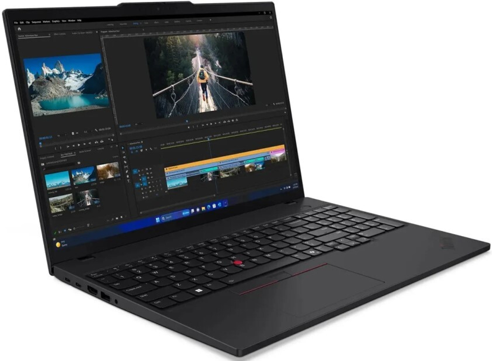 Ноутбук  Lenovo ThinkPad T16 G3 16 ", Core Ultra 7, 16 Гб RAM, 1 Тб SSD, Arc graphics, Черный