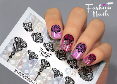 Слайдер-дизайн Fashion Nails Серия G № 23