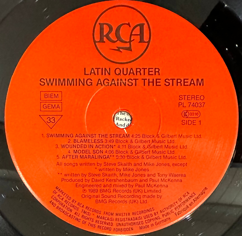 Latin Quarter - Swimming Against The Stream (Германия 1989г.)