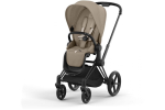 Коляска 2 в 1 Cybex Priam IV Cozy Beige, шасси Matt Black