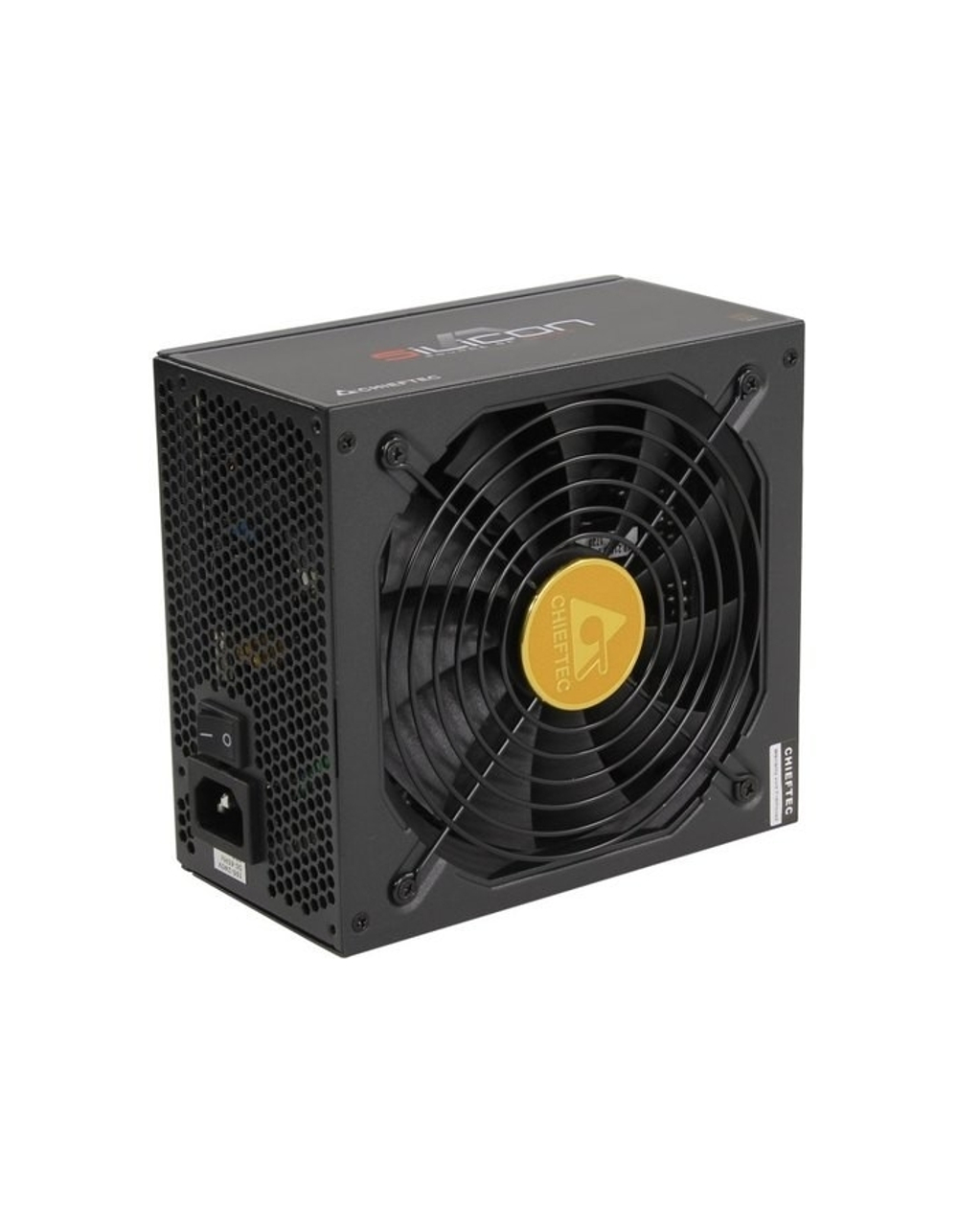 Chieftec Silicon SLC-650C (ATX 2.3, 650W, 80 PLUS BRONZE, Active PFC, 140mm fan, Full Cable Management) Retail