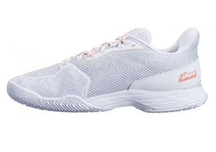 Женские Кроссовки теннисные Babolat Jet Tere Clay Women - white/living coral