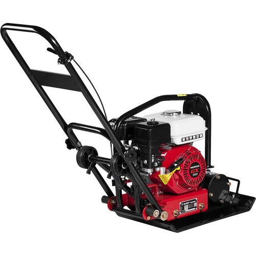 Виброплита бензиновая ЗУБР ЗВПБ-10 ГХ - [65 кг / 10 кН / Honda GX160]