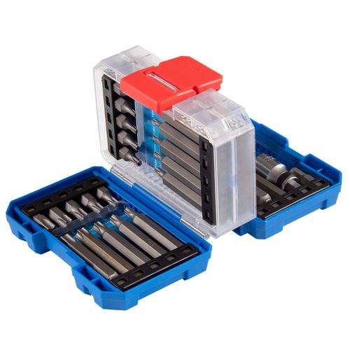 KING TONY (1041CQ-EB) Набор вставок (бит) 10 мм, Torx, Spline, Hex, 41 предмет