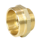 Ниппель латунь переходной Ду 40х32 (1 1/2"х1 1/4") НР LD LD.65.503.40х32