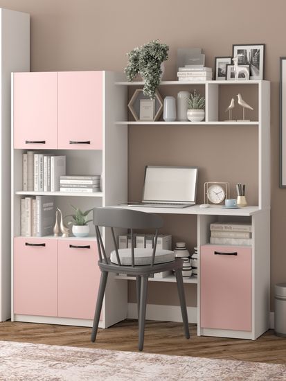 белый / розовый кварц