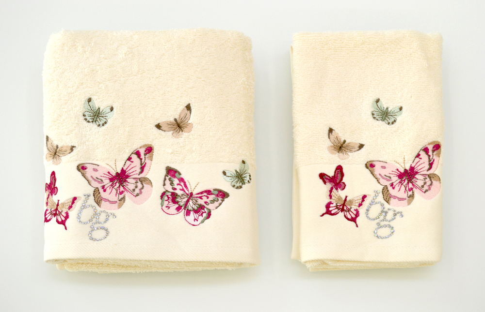 Элитные полотенца махровые Castadiva светло-розовое от Blugirl Италия