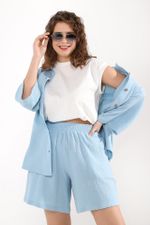 Блузка (рубашка) Виола-3 Виотекс ГОЛУБОЙ