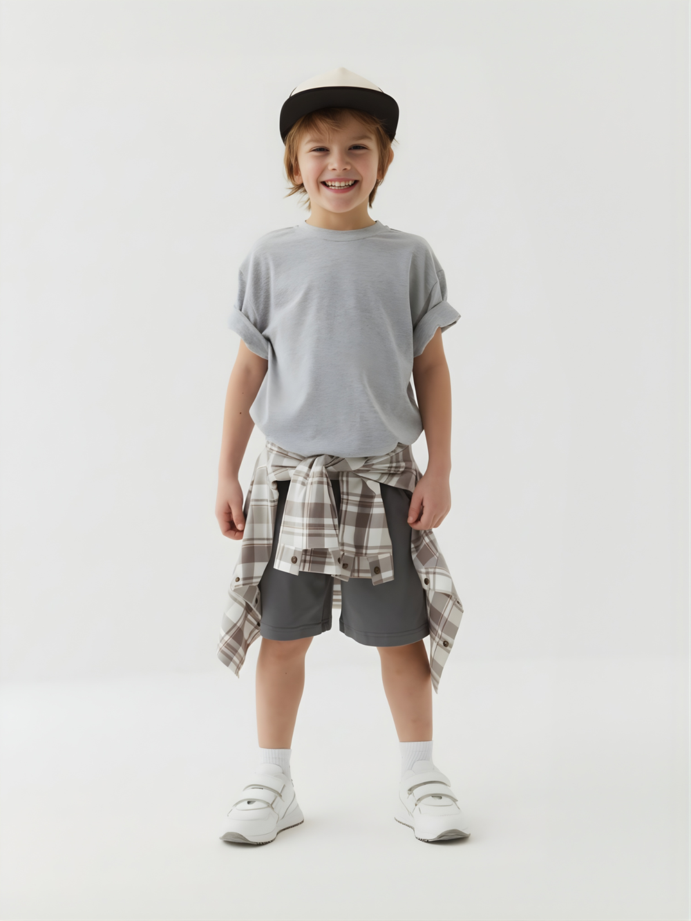 Футболка оверсайз "Серый меланж"