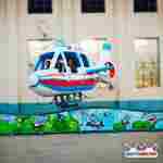 Мобильная летающая машина «Вертолётик», 10 мест, 6×2×3,5 м