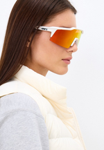 Спортивные очки с диоптриями 100% Speedcraft SL / Soft Tact Off White / HiPER Red Multilayer Mirror Lens