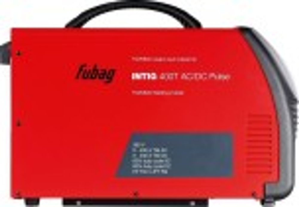 Аппарат аргонно-дуговой сварки FUBAG INTIG 400 T W AC/DC PULSE + горелка fb tig 18 5p 4m + модуль 31456.1