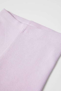 ZARA ШОРТЫ-ВЕЛОСИПЕДКИ В РУБЧИК, ЦВЕТ МАЛЬВЫ