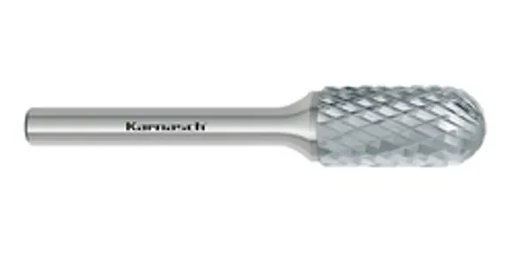 Борфреза твердосплавная Karnasch форма E, 6х10х6х50 мм, насечка HP-6, без покрытия, арт. 11.3044-020