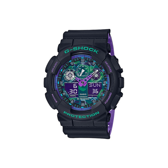G SHOCK Chameleon Quartz Movement Resin Strap Watch Men"s Watches Green Dial