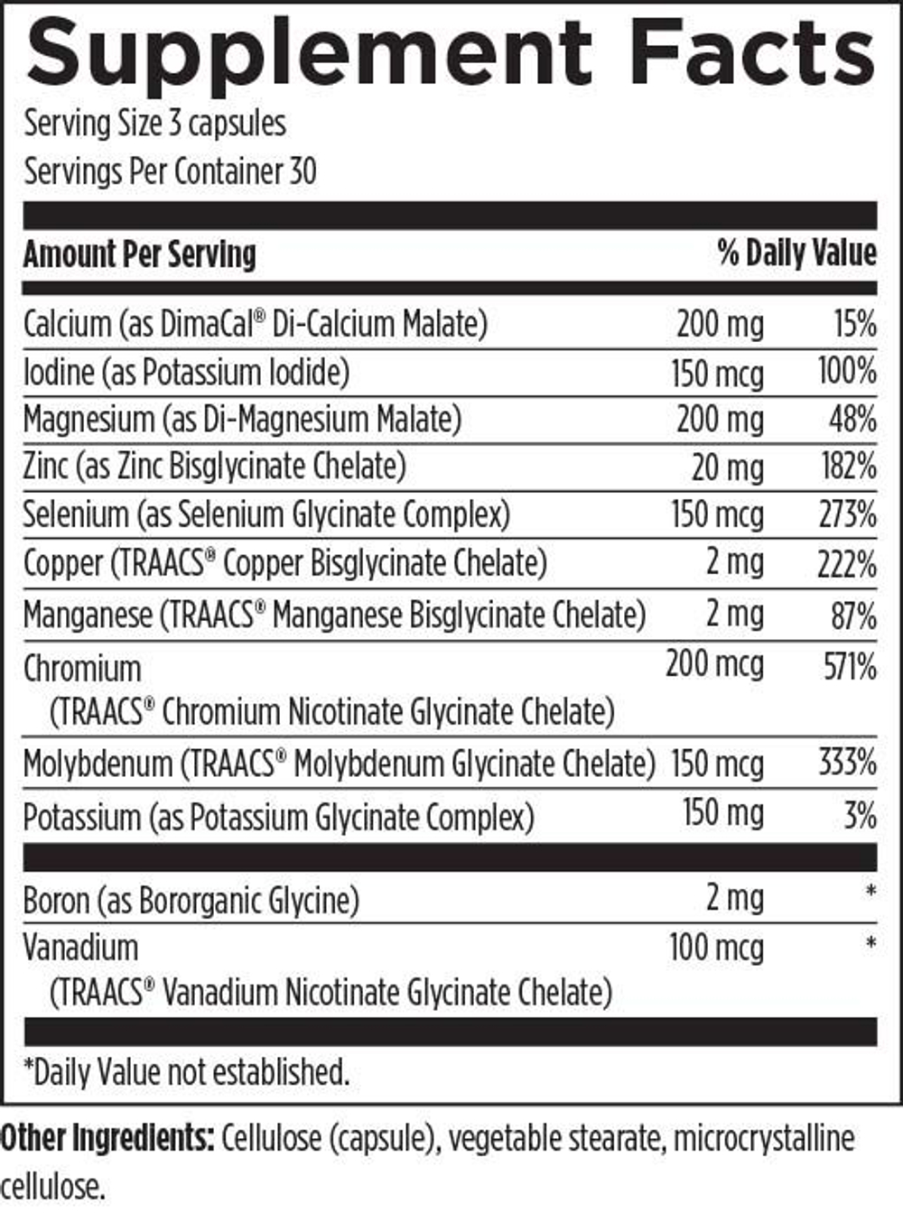 Complete Mineral Complex 60 капсул Designs for Health