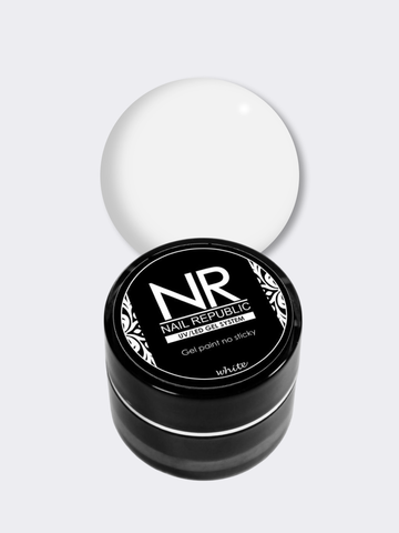 NR Гель-краска без липкого слоя, Белая (5 гр)