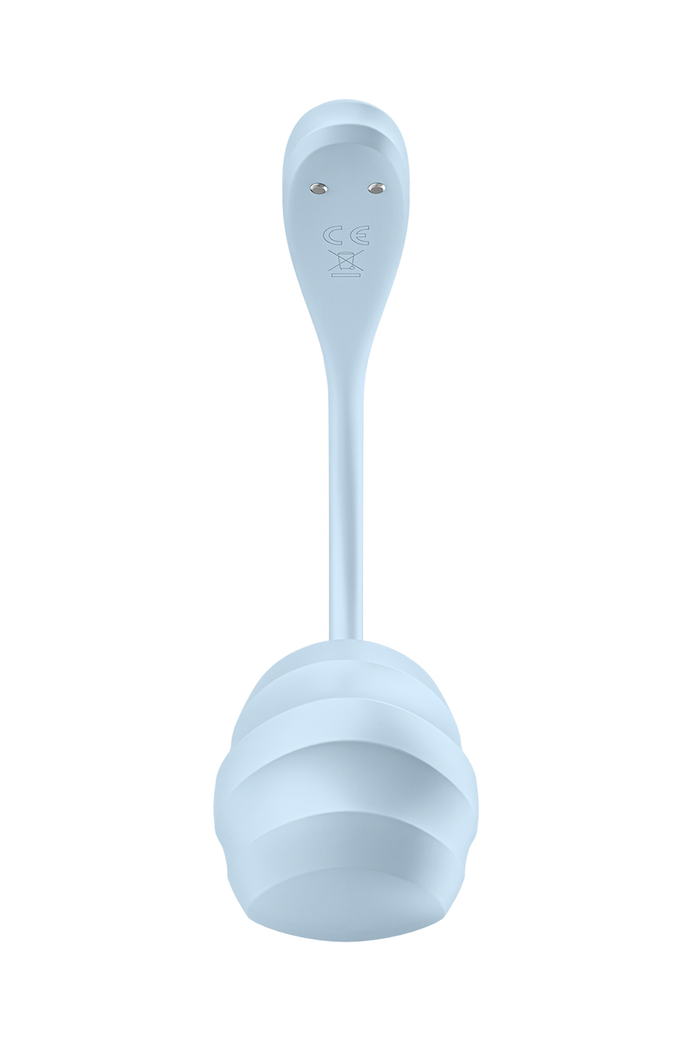 Виброяйцо Satisfyer Smooth Petal Connect App, голубое
