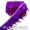 Тесьма с перьями курицы, 10-13 см, Фиолетовая