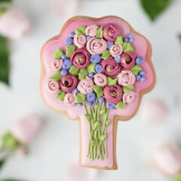 Вырубка для пряника, печенья, мастики "Букет"