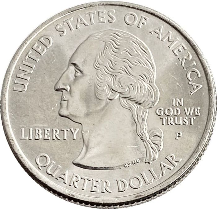 25 центов (1/4 доллара, квотер) 2008 США «Штат Аляска» (P)