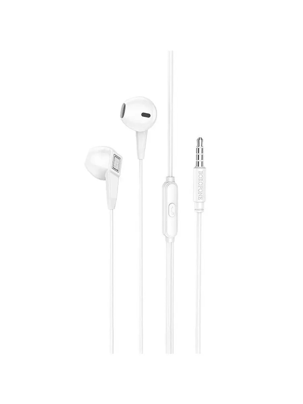 Наушники Borofone BM68 1.2m 3.5 audio white