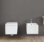 Унитаз подвесной Nic Design Cool безободковый, цвет белый глянцевый (без сиденья)