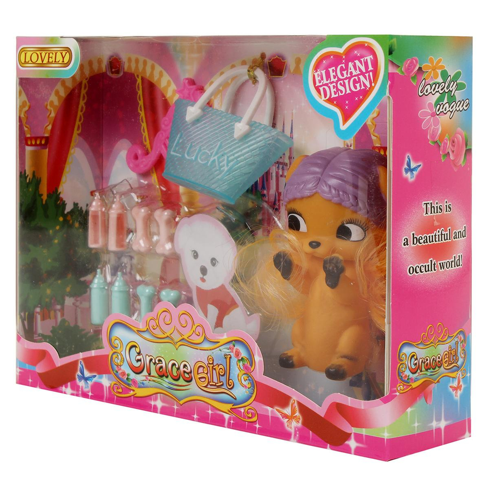 Питомец с аксессуарами, коробка YG2306