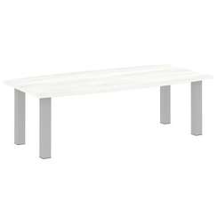 Yalta Стол переговорный LT.SP-2 Снежная Патина/Металл Серый 2400*1200*750