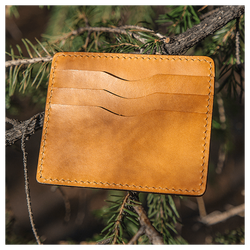 Кожаный картхолдер «Медведь»