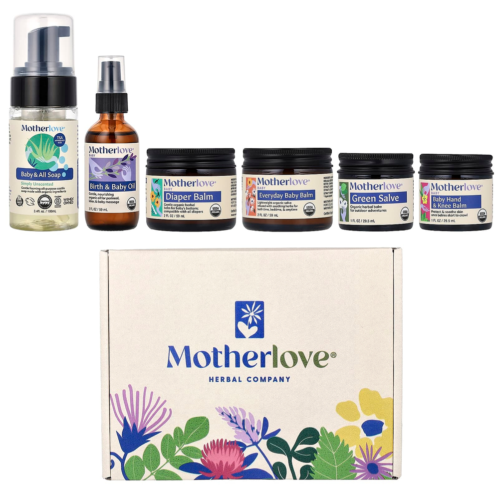 Motherlove, подарочный набор по уходу за ребёнком, набор из 6 предметов