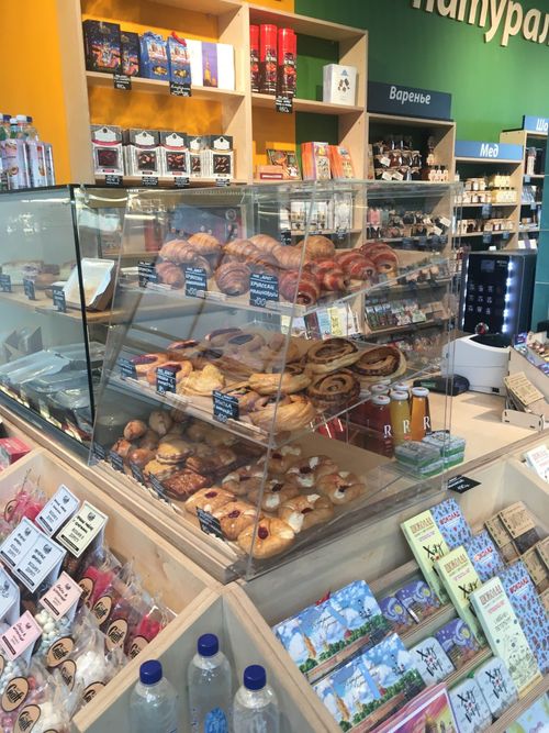 Витрина прозрачная 3х ярусная для выставки выпечки