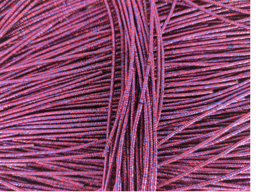 Упругая канитель фуксия/фиолетовый 1,6мм