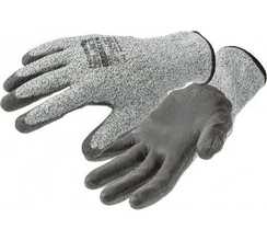 Перчатки рабочие с защитой от порезов покрыты полиуретаном HPPE FUHSE Högert, арт. HT5K763