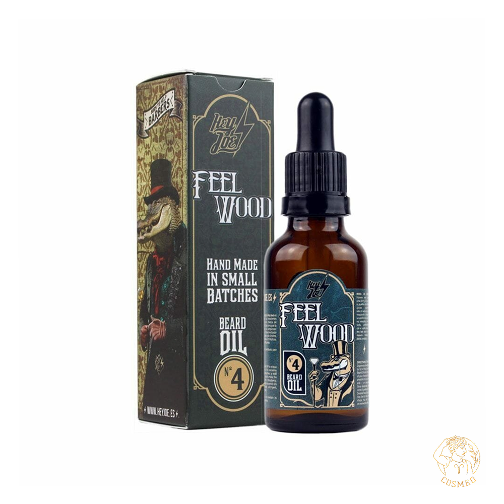Beard Oil Nº 4 FEEL WOOD - масло для бороды древестный аромат 30 мл