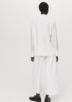 Рубашка из лиоцелла с потайными пуговицами