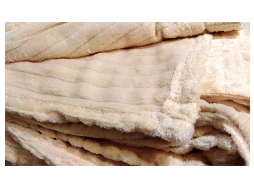 Плед Кубик персик евро бамбуковое волокно