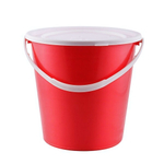 Ведро с герметичной крышкой и ручкой 7 л (цветное)