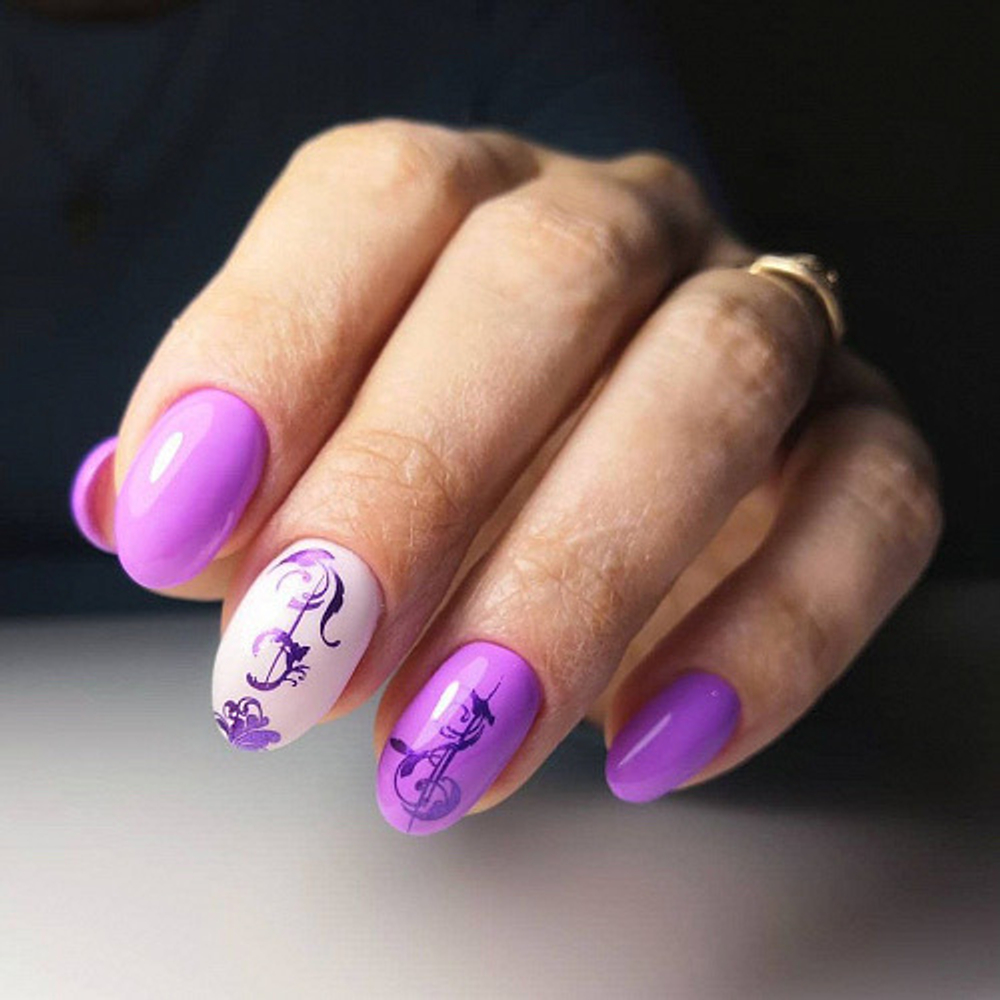Лак для стемпинга Swanky Stamping Metallic 11 фиолетовый 10 мл