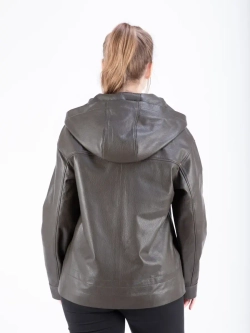 Куртка женская  кожаная большие  размеры
