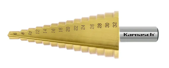 Ступенчатое сверло Ø 6-32 мм, Karnasch, арт. 21.3035