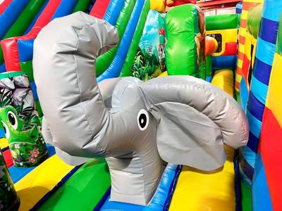 Надувной батут "Звериный мир" ПЛЮС 7*5*4.2 м