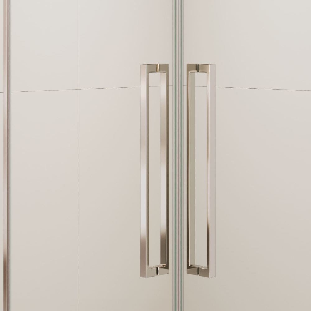 Душевой уголок с распашными дверями на петлях - RGW SV-33 (Прозрачное, 900x900)