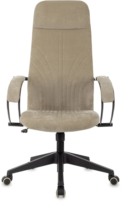 Кресло руководителя Бюрократ CH-610 Fabric песочный Light-21 крестов. пластик