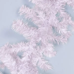 Гирлянда хвойная «Снежинка» 2,7 м (220 веток) ПВХ, Белый