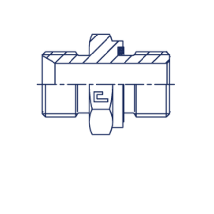 Штуцер FE BSP 5/8" BSP 1/2"
