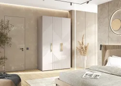 Шкаф 3-х ств., "Ирис" (кашемир) МФ Миф